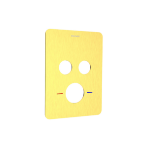 Acabamento para Monocomando Termostatico de Chuveiro com Desviador 2 Funcoes Eddie Brushed Gold - PB8514650RBG-2-ENG