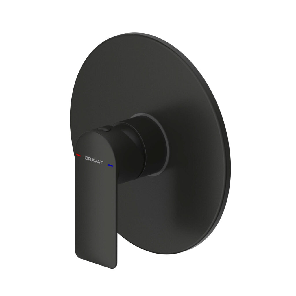 Acabamento para Monocomando de Chuveiro 1 Funcao Eddie Black Matte - PB8369402BW-ENG img1