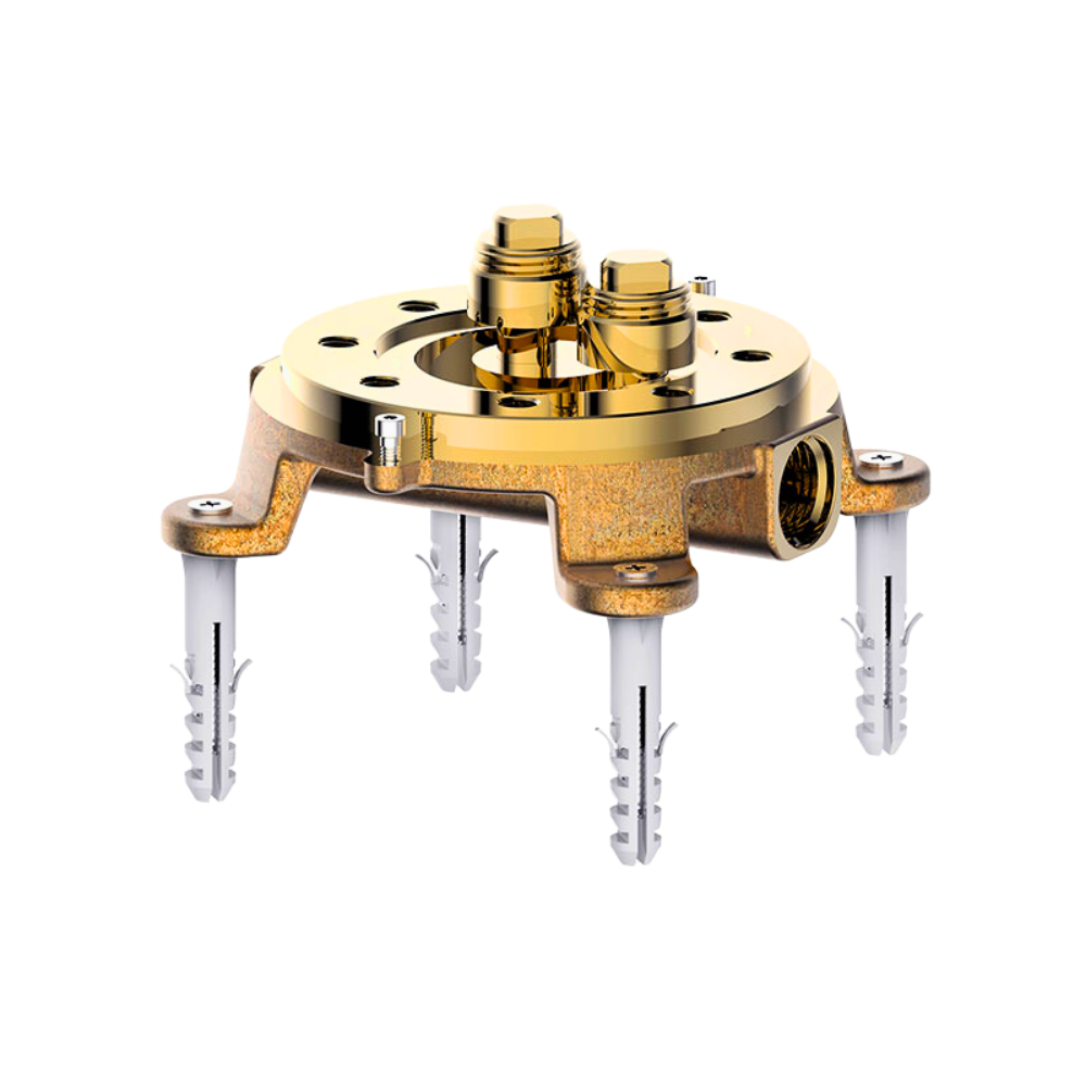 Base para Misturador de Piso Monocomando Chrome - D9102N-ENG