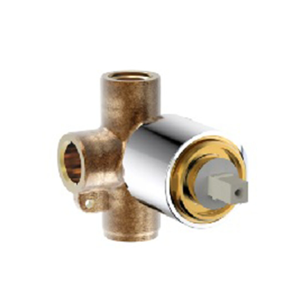 Base para Monocomando de Chuveiro 1 Funcao Eddie Chrome - D999CP-ENG