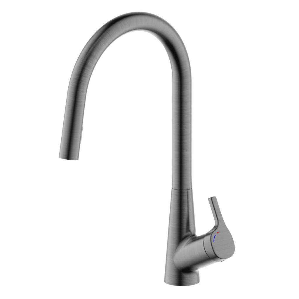 Misturador de Cozinha Monocomando Bica Retratil Gray - F7558406BTC-ENG