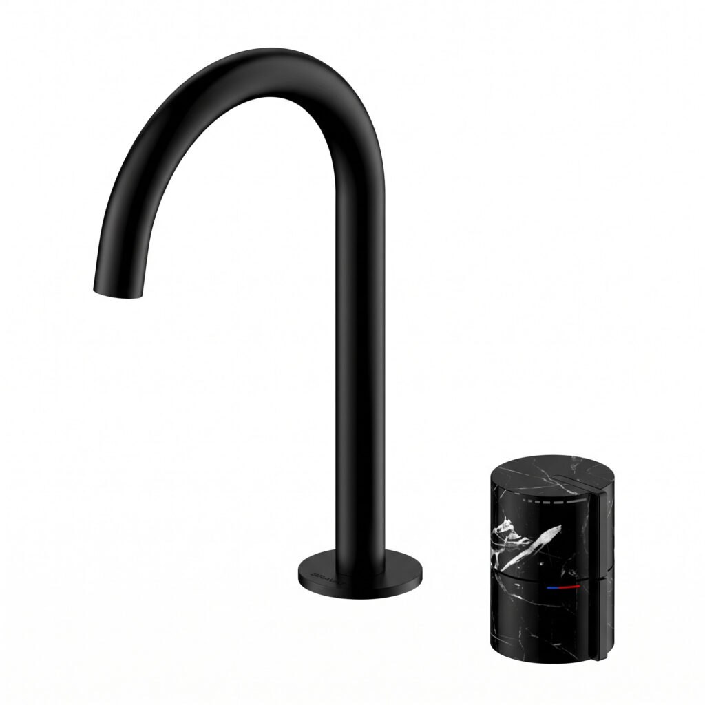 Misturador de Lavatorio Monocomando Termostatico de Mesa Jolly Black Matte - F2568699BW-ENG img3
