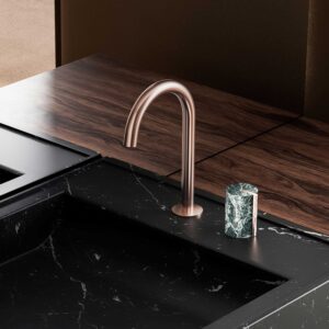 Misturador de Lavatorio Monocomando Termostatico de Mesa Jolly Rose Gold - F2568699RO-ENG img1
