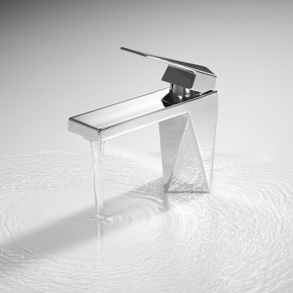 Misturador de Lavatorio Monocomando de Mesa Bica Baixa Iceberg Chrome - F176110C-ENG img1