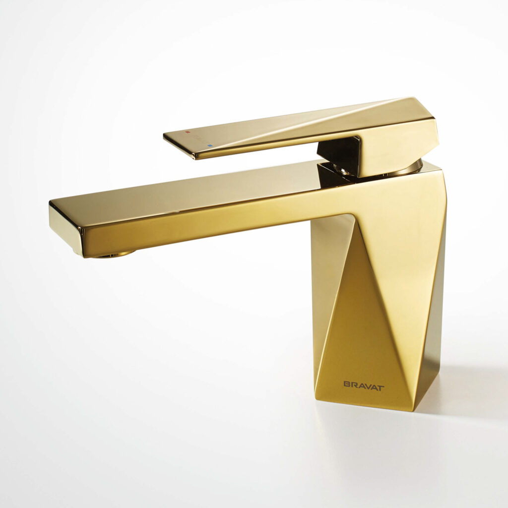 Misturador de Lavatorio Monocomando de Mesa Bica Baixa Iceberg Gold - F176110G-ENG img1