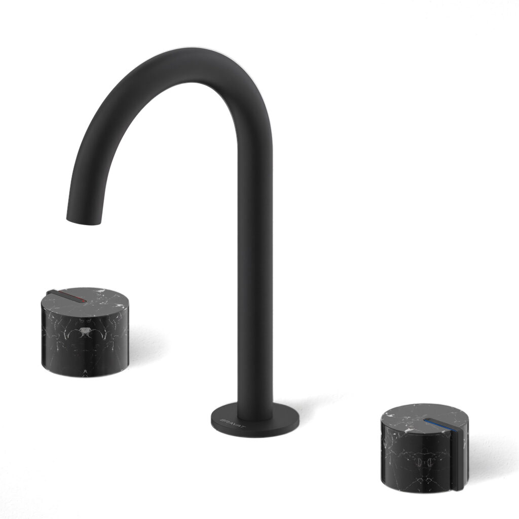 Misturador de Lavatorio de Mesa Jolly Black Matte - F2568700BW-ENG_img01