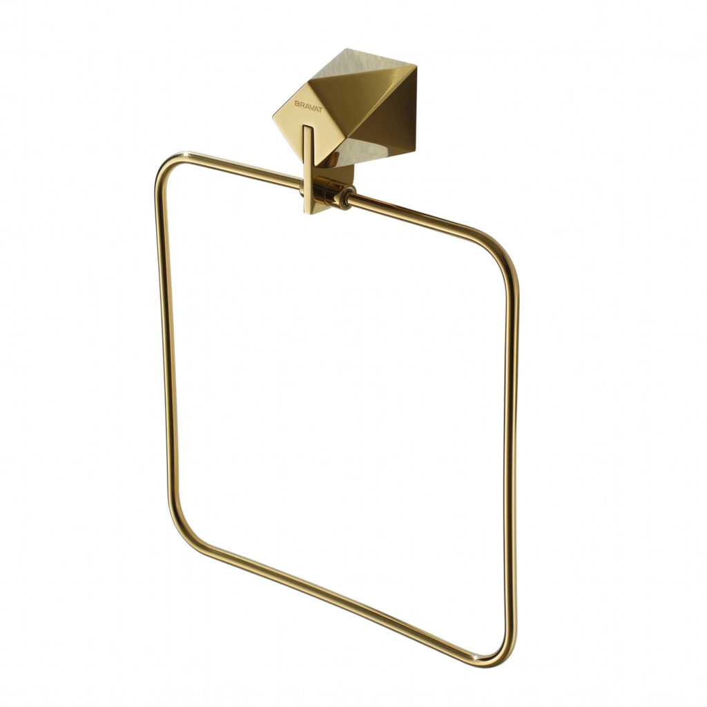 Porta Toalha de Rosto Diamond Golden - D7533KVF-ENG img5